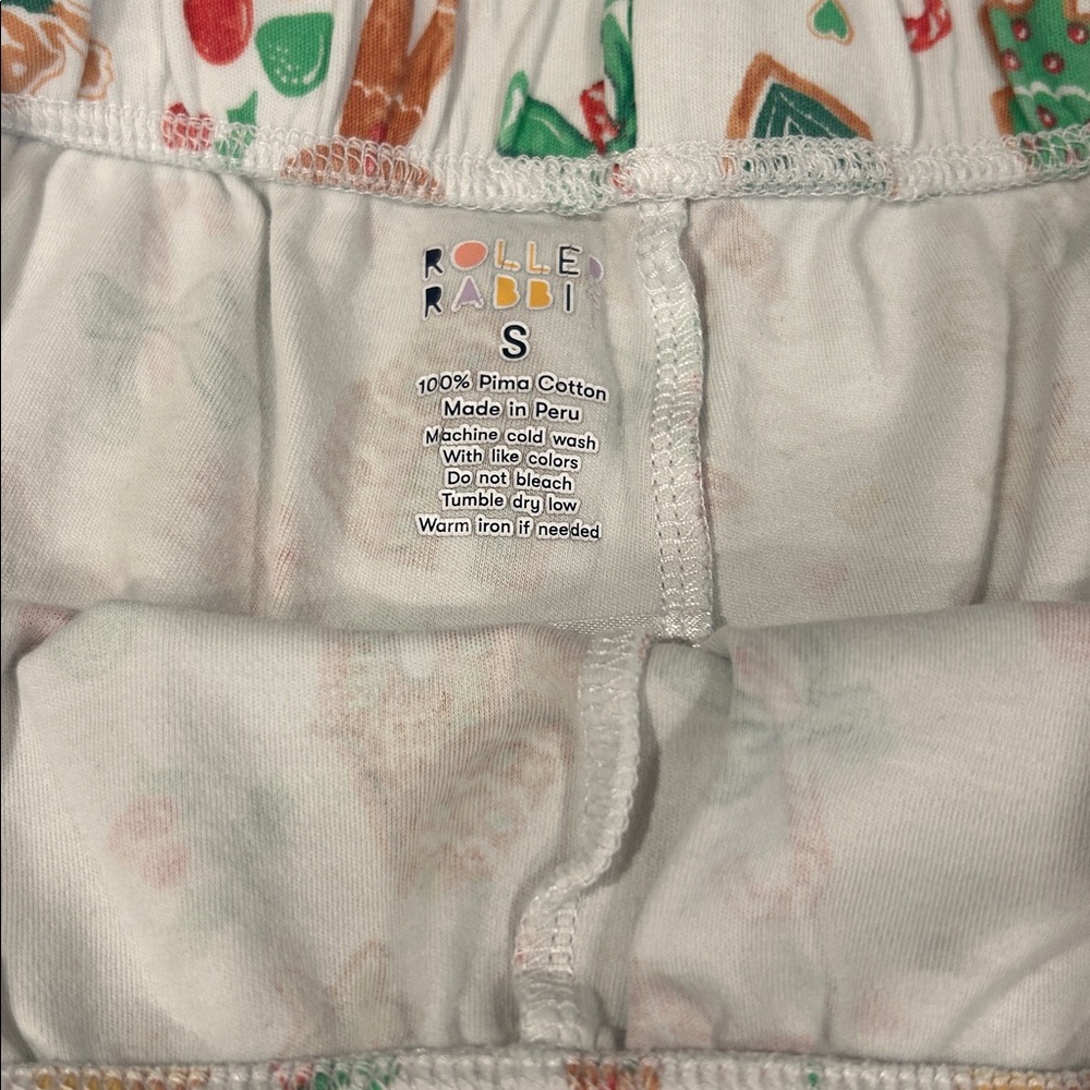 Roller Rabbit Gingerbread Party Polo Pajama Set Small - Picture 8 of 8